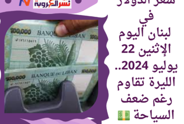 الليرة اللبنانية تصمد أمام التحديات الاقتصادية: سعر الدولار اليوم