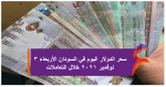 سعر الدولار اليوم في السودان الأربعاء 3 نوفمبر 2021 خلال التعاملات