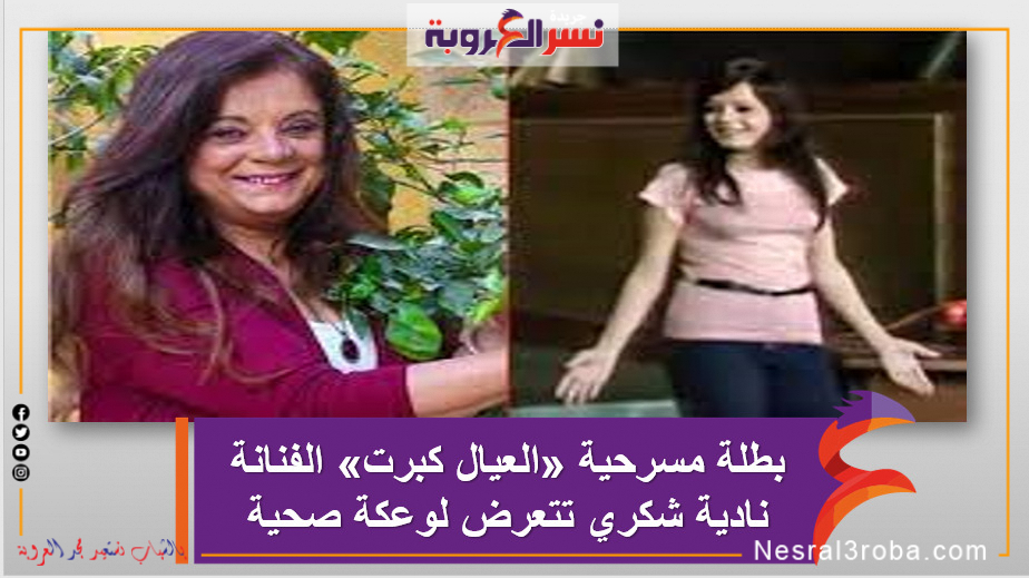 بطلة مسرحية «العيال كبرت» الفنانة نادية شكري تتعرض لوعكة صحية