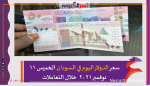 سعر الدولار اليوم في السودان الخميس 11 نوفمبر 2021 خلال التعاملات
