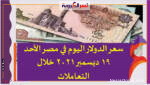 سعر الدولار اليوم في مصر الأحد 19 ديسمبر 2021 خلال التعاملات