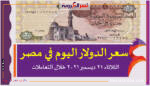 سعر الدولار اليوم في مصر الثلاثاء 21 ديسمبر 2021 خلال التعاملات