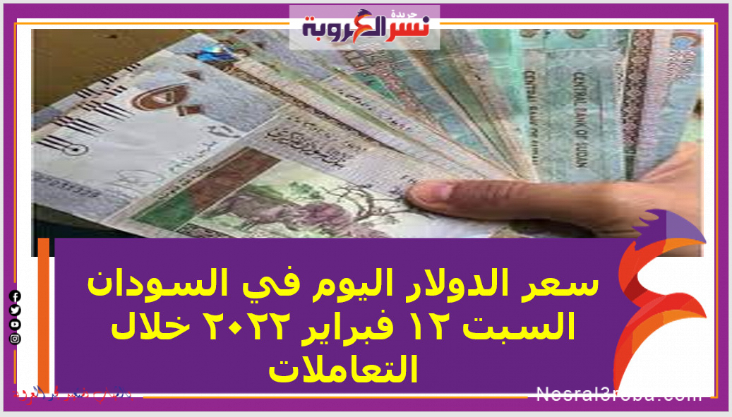 سعر الدولار اليوم في السودان السبت 12 فبراير 2022 خلال التعاملات