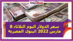 سعر الدولار اليوم الثلاثاء 8 مارس 2022 البنوك المصرية خلال التعاملات