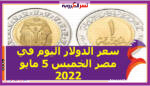 سعر الدولار اليوم في مصر الخميس 5 مايو 2022..خلال التعاملات