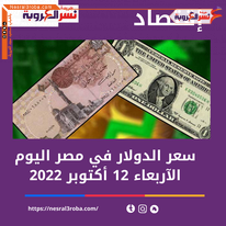 سعر صرف الدولار اليوم في مصر الأربعاء 12 أكتوبر 2022.. لدى البنك المركزي