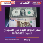 سعر الدولار اليوم في السودان السبت 8 أكتوبر 2022.. خلال التداول