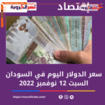 سعر الدولار اليوم في السودان السبت 12 نوفمبر 2022.. داخل تعاملات البنوك
