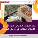 سعر الدولار اليوم في مصر السبت 21 يناير 2023.. في أفرع البنوك الكبرى