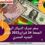 سعر صرف الدولار اليوم الجمعة 24 فبراير2023 مقابل الجنيه المصري