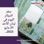 سعر الدولار اليوم في لبنان الأحد 21 مايو 2023.. رغم تطورات ملاحقة حاكم مصرف لبنان.