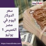 سعر الدولار في مصر الخميس 1 يونيو 2023.. مع إجراءات جذب الاستثمارات.