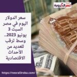 سعر الدولار اليوم في مصر السبت 3 يونيو 2023.. وسط ترقب للعديد من الأحداث الاقتصادية