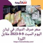 سعر صرف الدولار في لبنان اليوم السبت 9-9-2023 مقابل الليرة