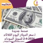صدمة جديدة لـ سعر الدولار اليوم.. الثلاثاء 2-4-2024 للسوق السوداء