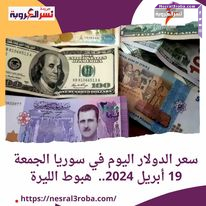 سعر الدولار اليوم في سوريا الجمعة 19 أبريل 2024.. هبوط الليرة