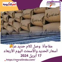 مفاجأة وصل لكام حديد عز.. أسعار الحديد والأسمنت اليوم الأربعاء 17 أبريل 2024